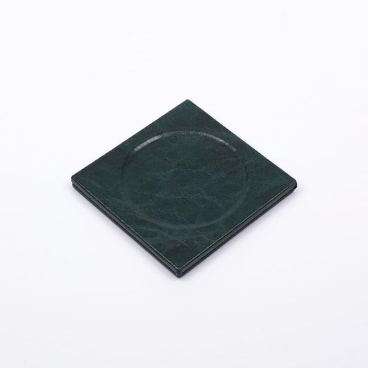 Luna Leather Desk Set 9 Accessories Green