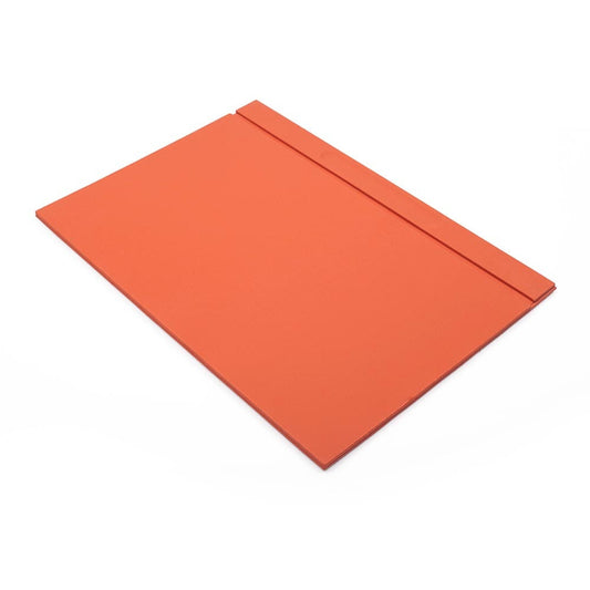 Luna Leather Desk Set 5 Accessories Orange