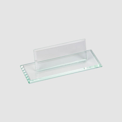 Glass Desk Name Plate