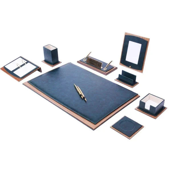 Star 10-Piece Desk Set with Photo Frame — Green