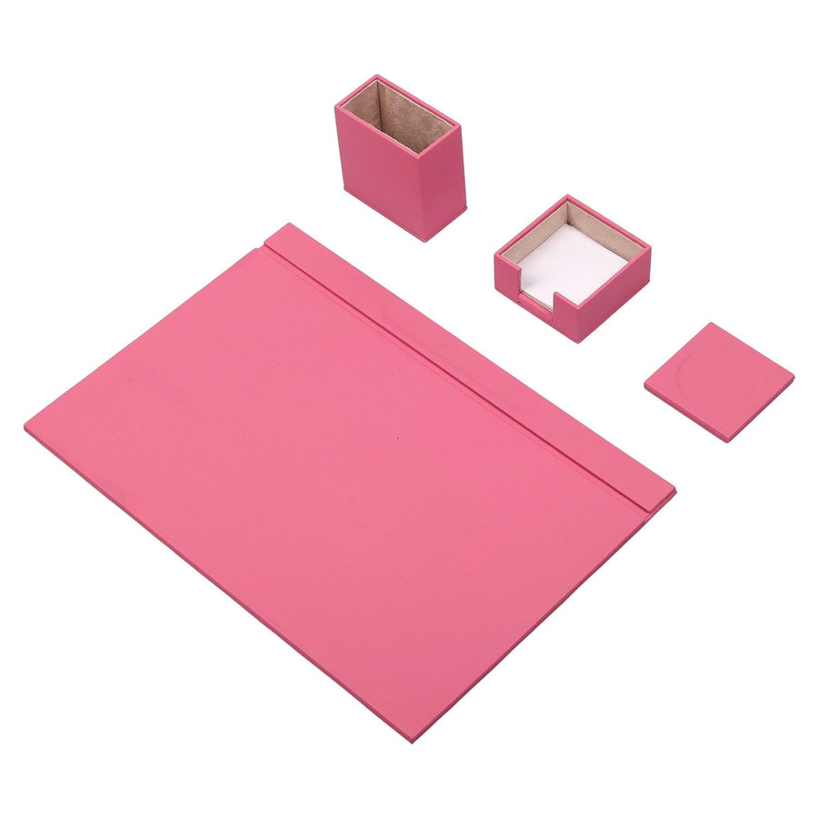 Luna 4-Piece Desk Set — Pink