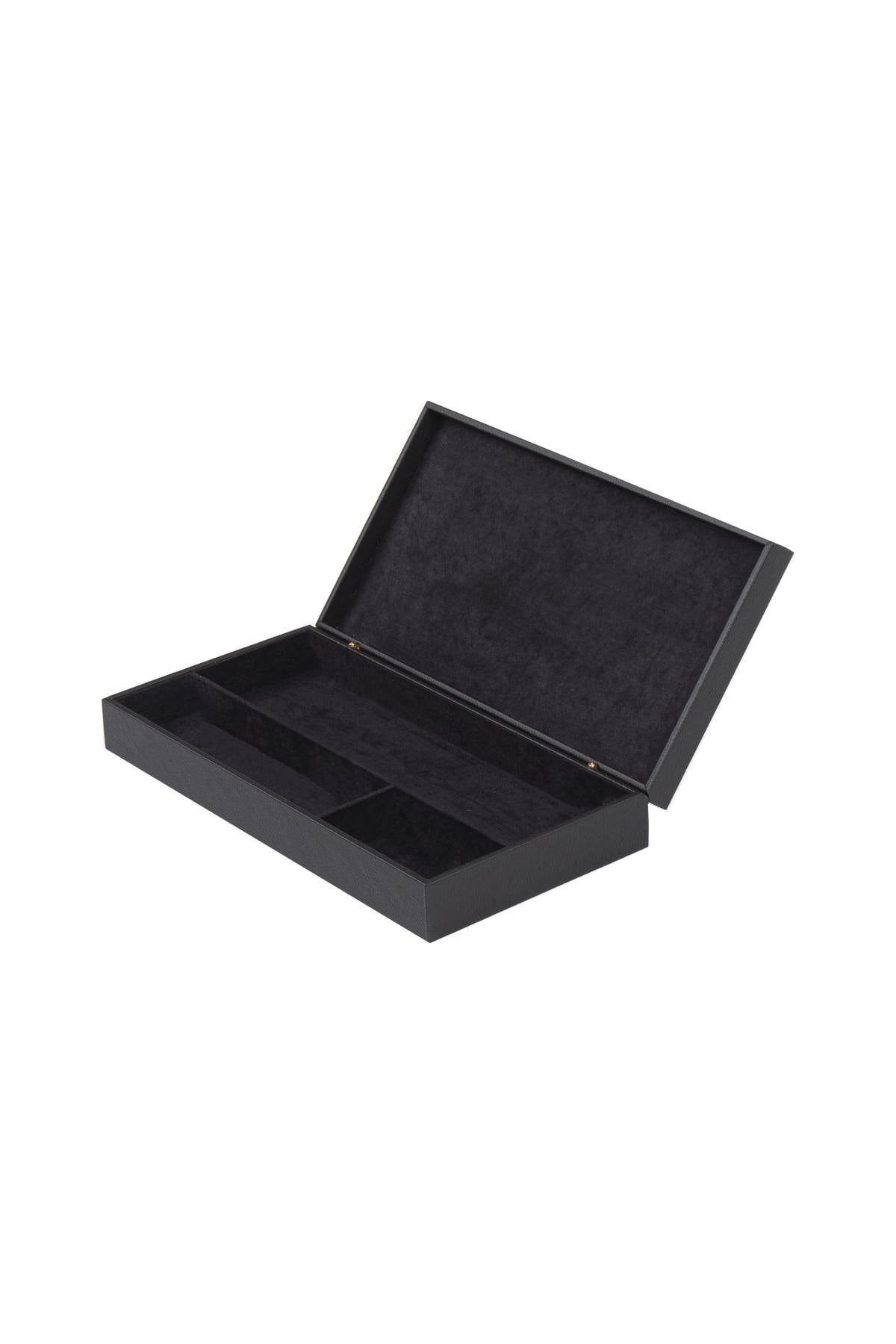 Faux Leather Stationery Box