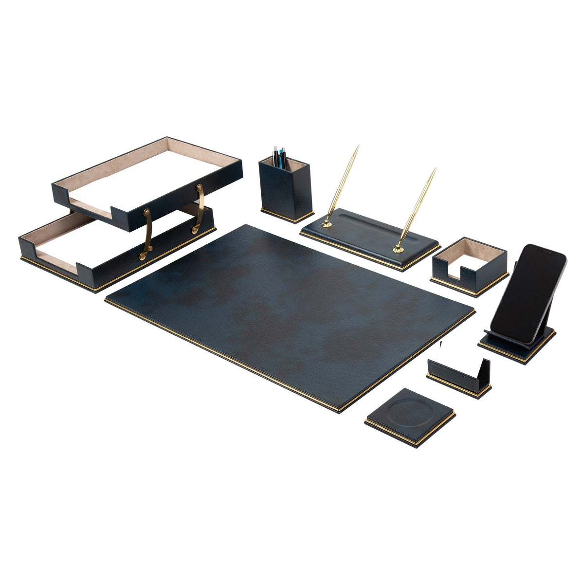 Cloud 10-Piece Desk Set — Blue