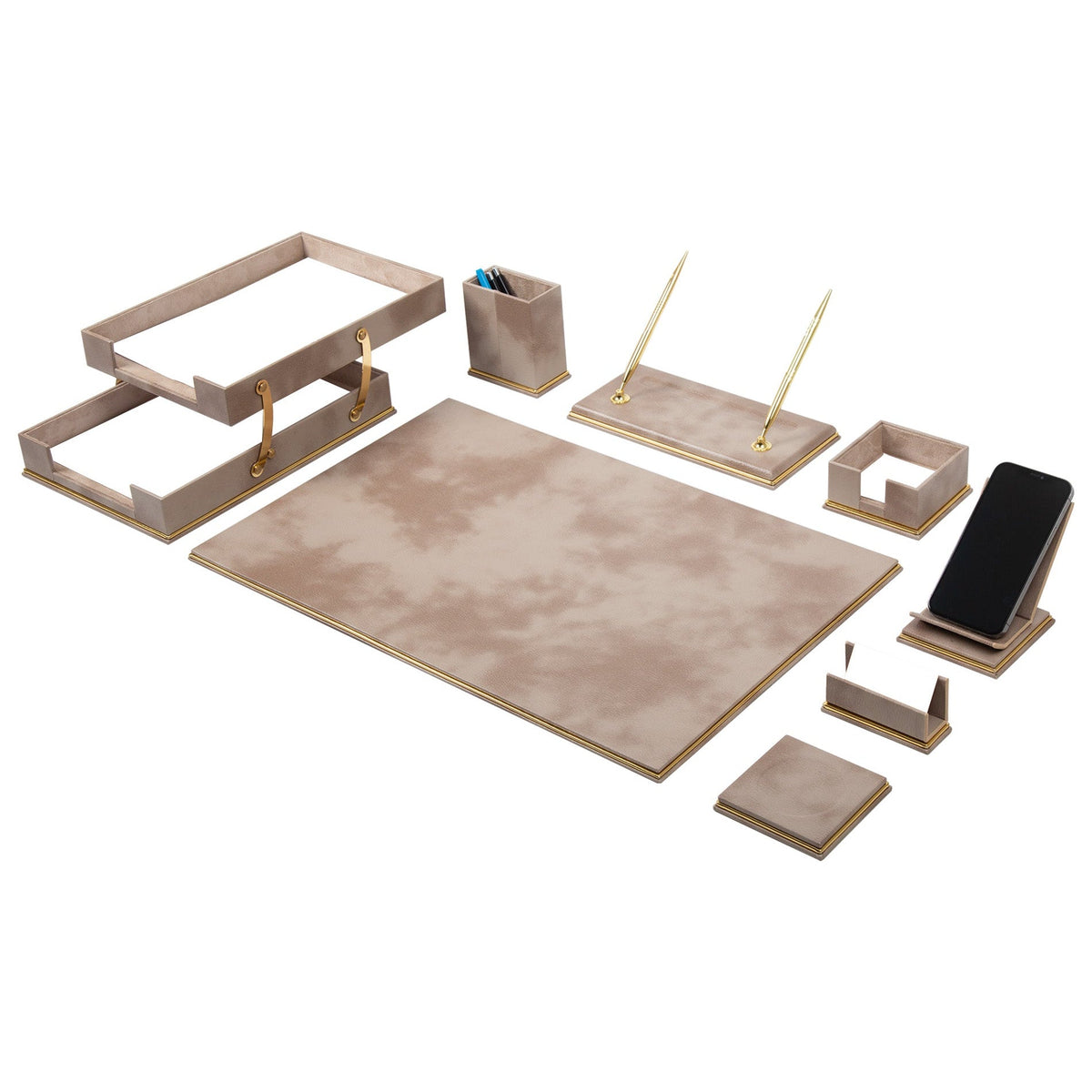 Cloud 10-Piece Desk Set — Beige