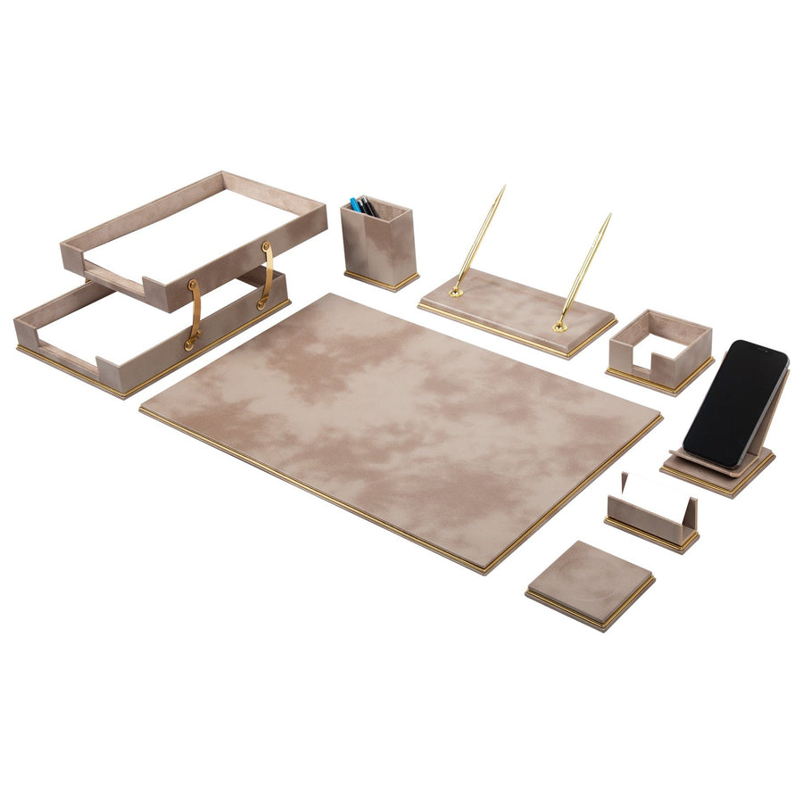 Cloud 10-Piece Desk Set — Beige