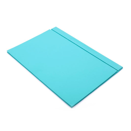 Luna Leather Desk Set 5 Accessori Turchese